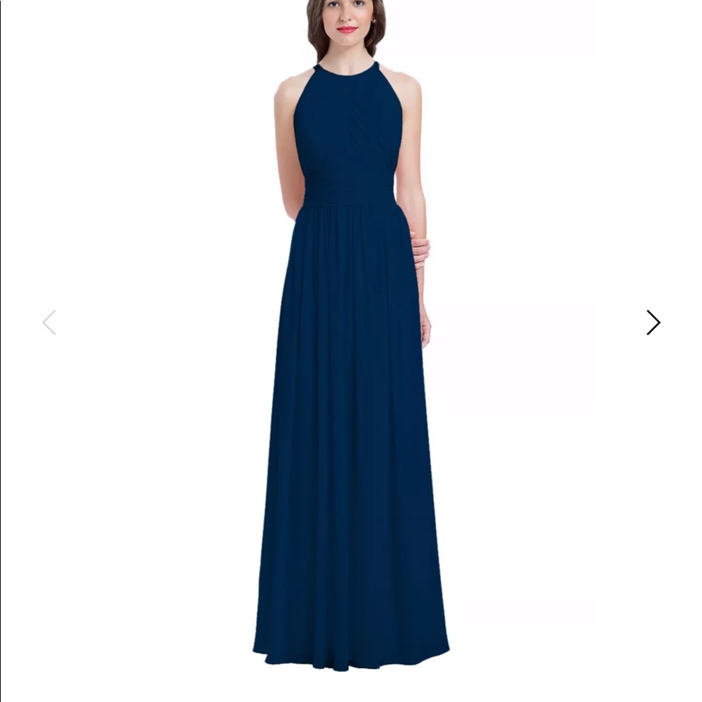 Bill Levkoff Bridesmaid navy style 1161. Size 8